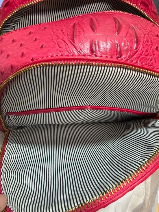 Pink Textured Backpack and Wallet Set - Picture 5 of 6